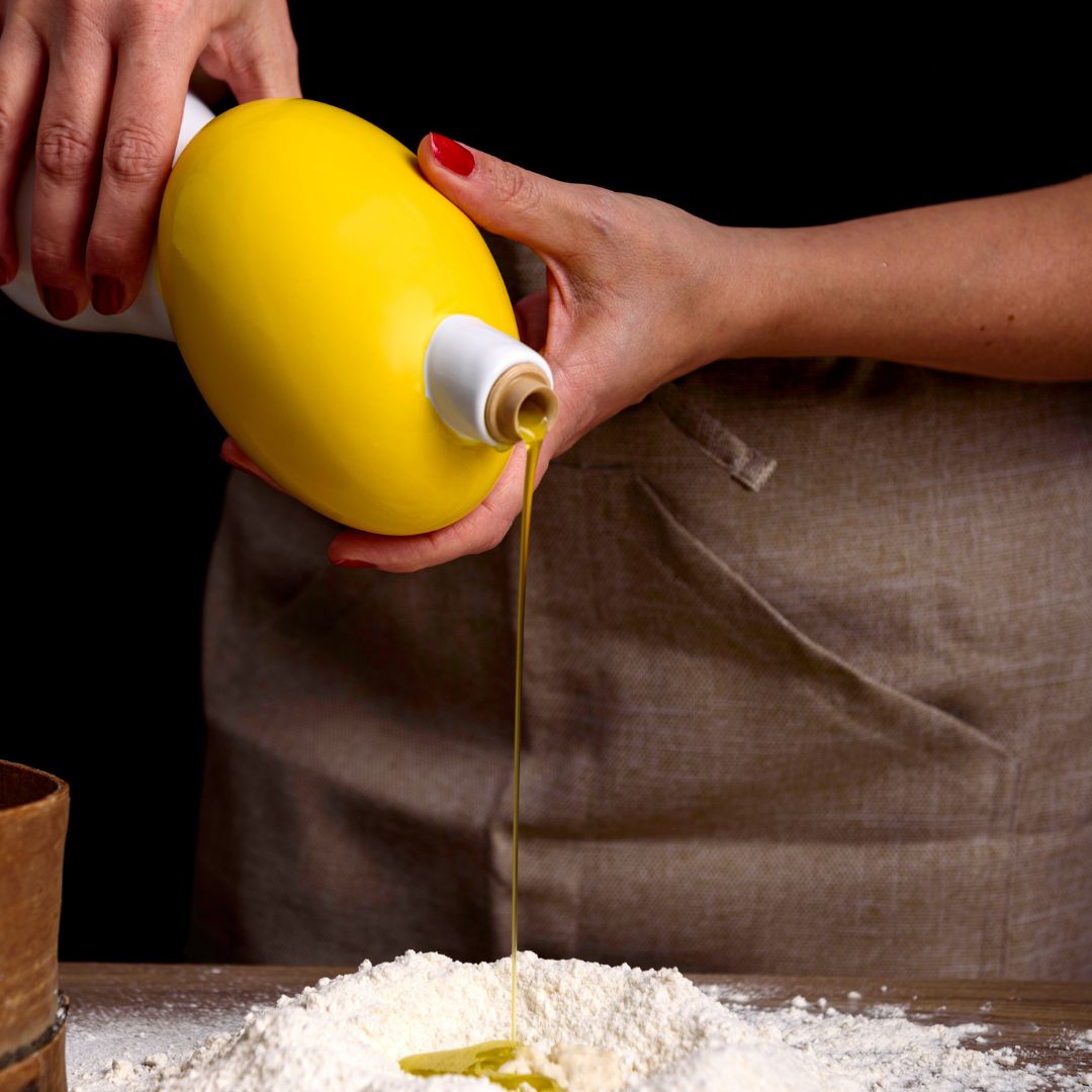 Orcio di olio extravergine Biologico • 500ml • Giallo