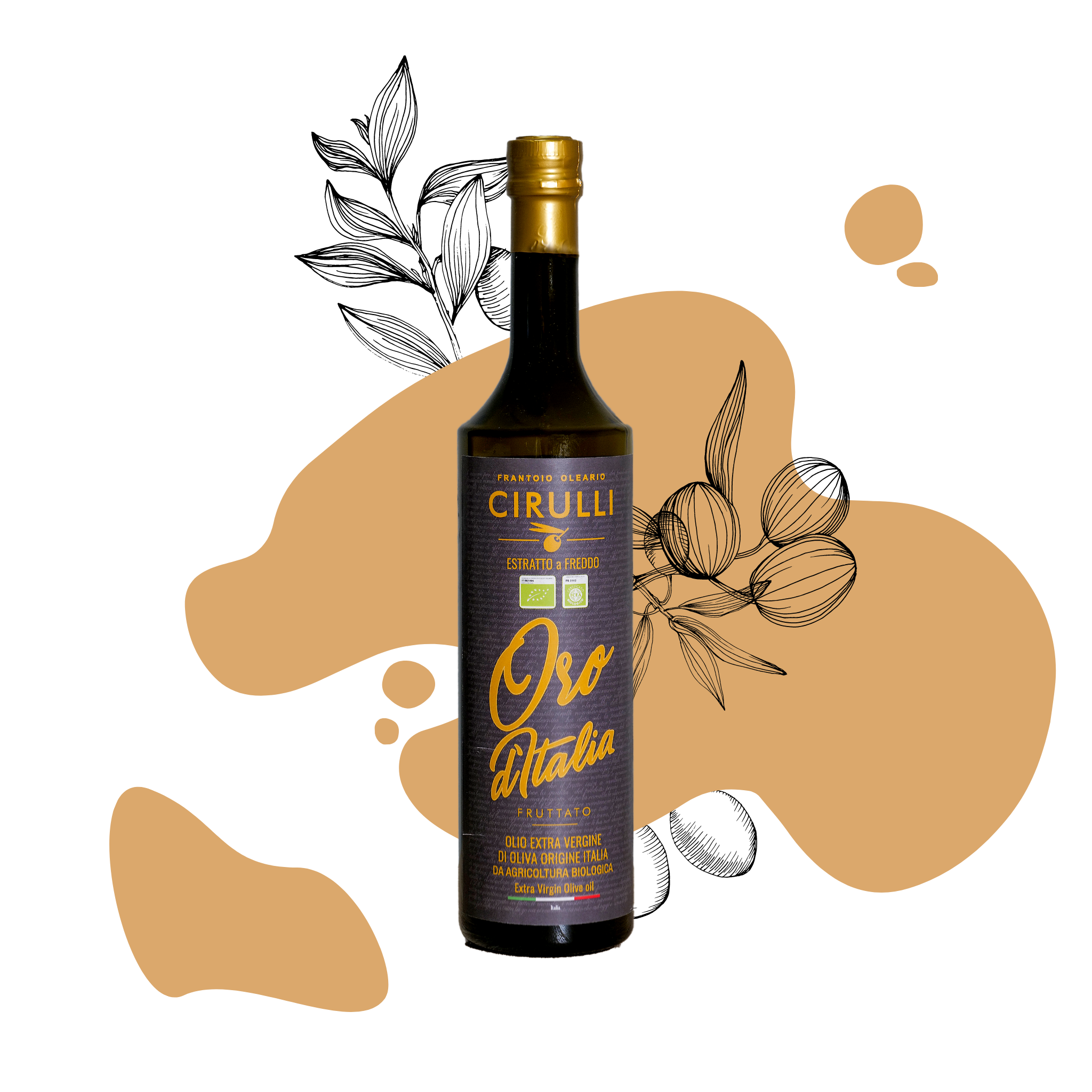 1 bottiglia di olio extravergine Biologico • 250ml