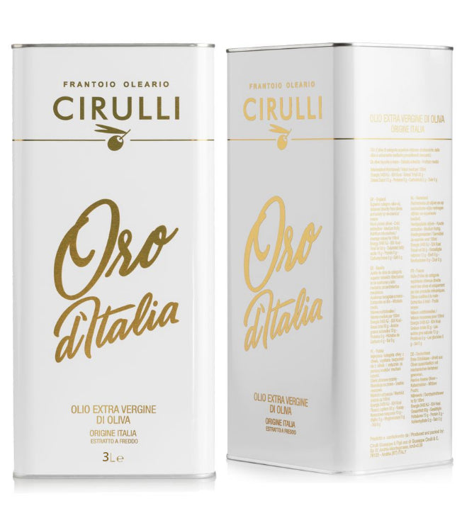 1 lattina di olio extravergine di oliva • 3 Litri