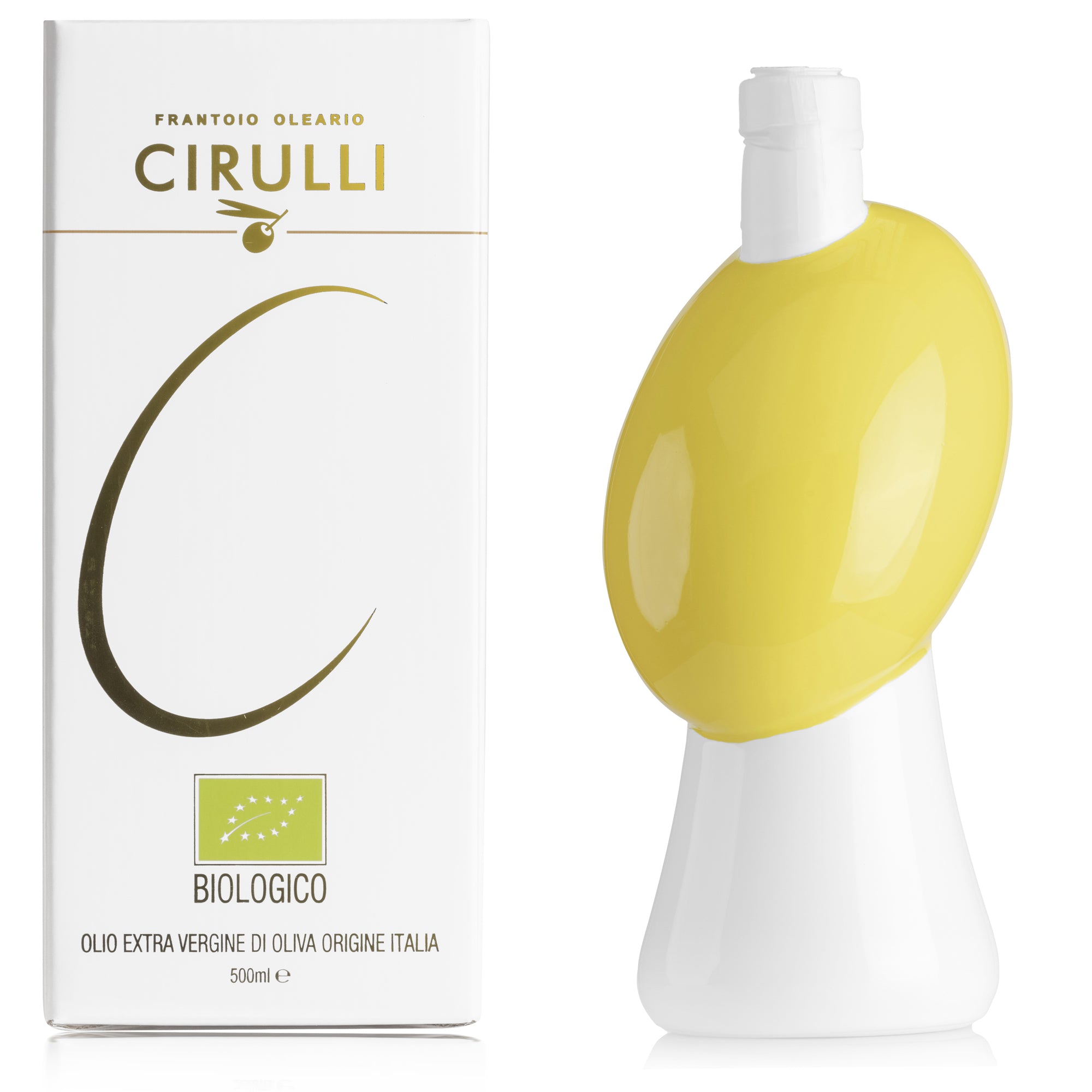 Orcio di olio extravergine Biologico • 500ml • Giallo