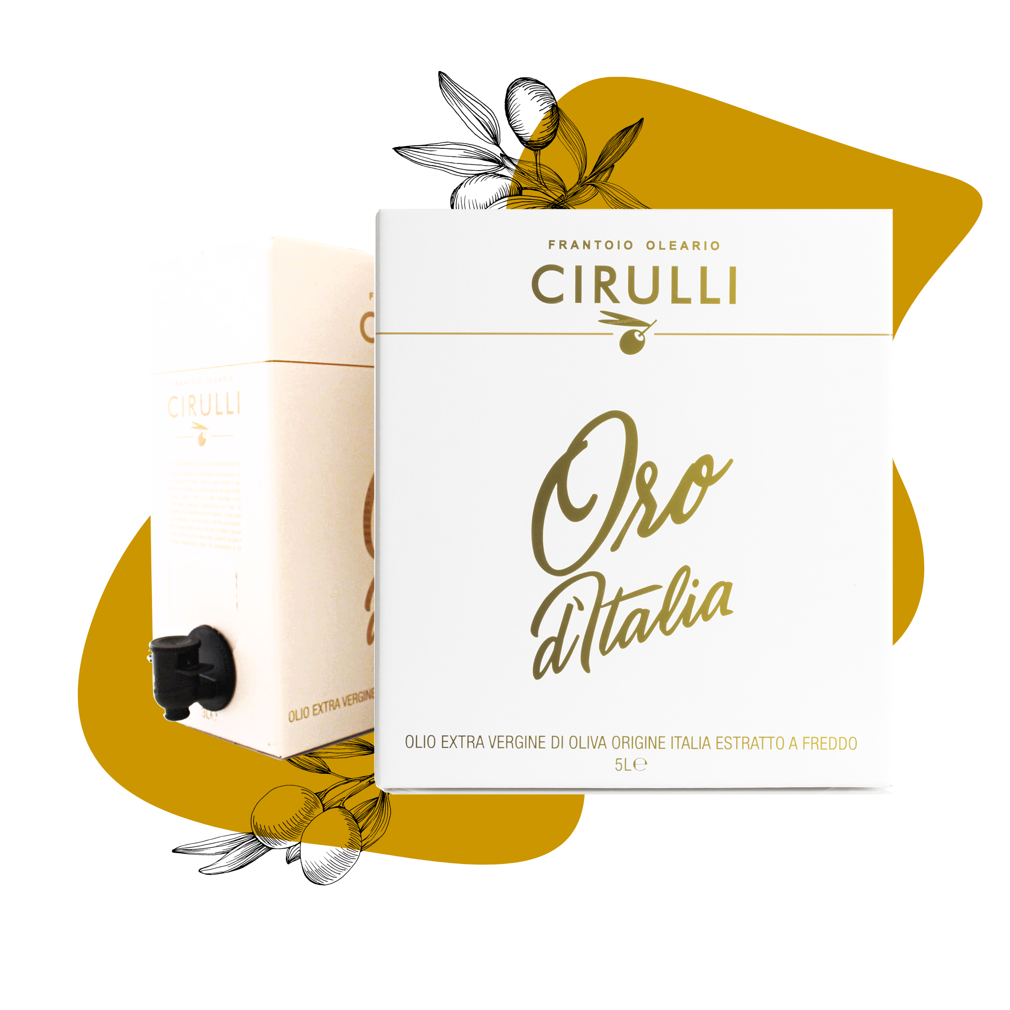 Bag in box di olio extravergine di oliva • 5 Litri