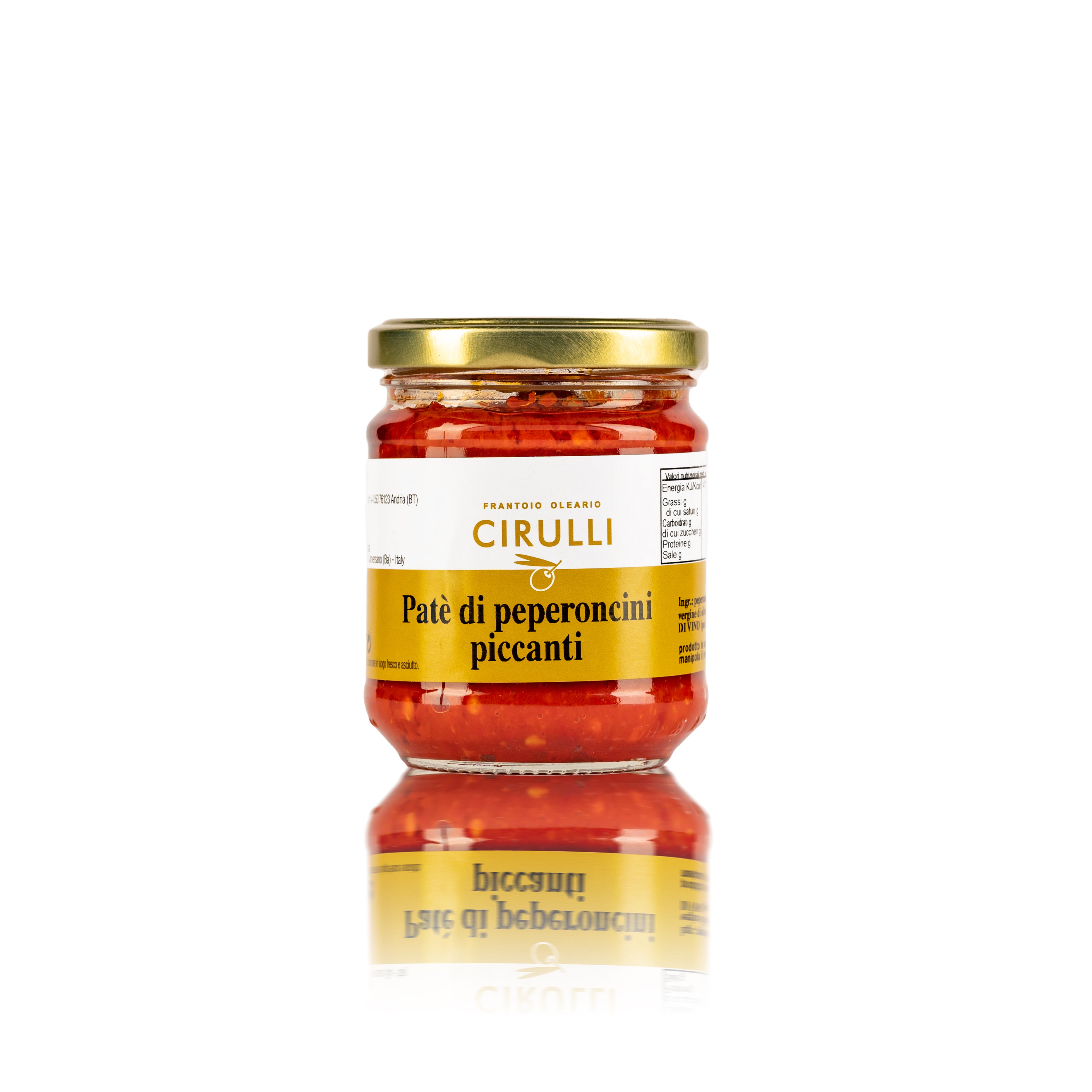 PATÉ DI PEPERONCINI PICCANTI - 180g